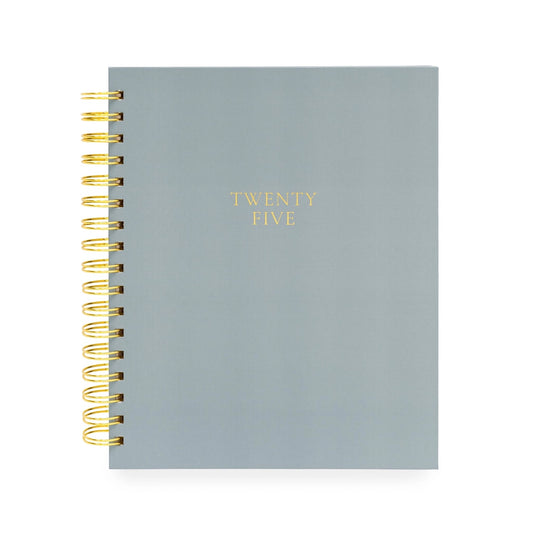 2025 Dusty Blue Signature Spiral Planner