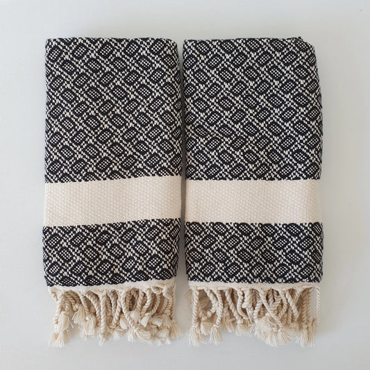 Adrian - 100% Cotton Turkish Hand and Kitchen Towel