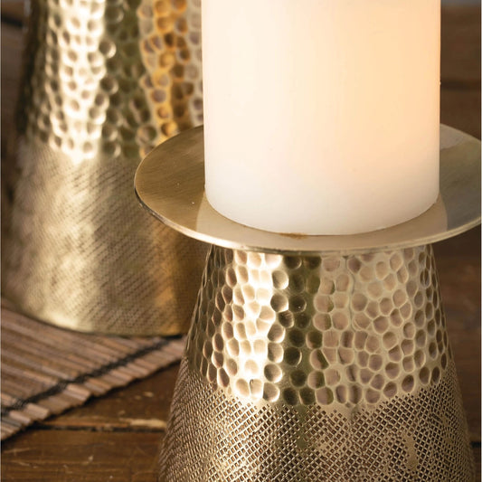 Pillar Candle Holder Set Of 2