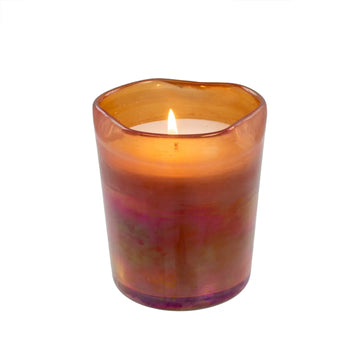 Leilani Luster Candle - Orange Cassis