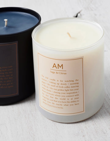 AM/PM - Thought Catalog Candle