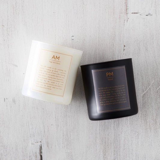 AM/PM - Thought Catalog Candle